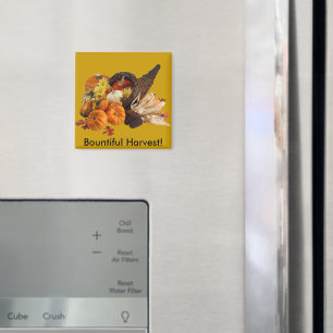 Blessed Bountiful Harvest Colourful Cornucopia Magnet