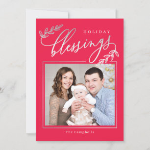 Blessed Branch Holiday Photo Card