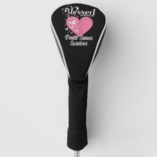 Blessed Breast Cancer Survivor Awareness Christian Golf Head Cover