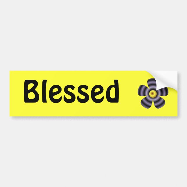 Blessed Bumper Sticker (Front)