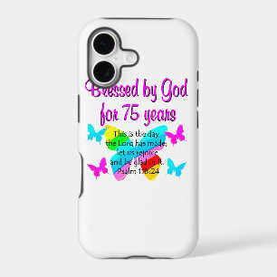 BLESSED BUTTERFLY 75TH BIRTHDAY DESIGN