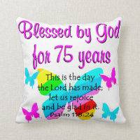 BLESSED BUTTERFLY 75TH BIRTHDAY DESIGN