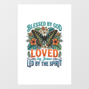 Blessed Butterfly Christian T-Shirt Design_1