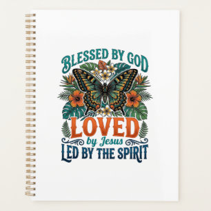 Blessed Butterfly Christian T-Shirt Design_1 Planner