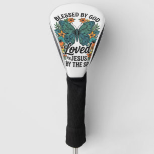 Blessed Butterfly Christian T-Shirt Design (2) Golf Head Cover