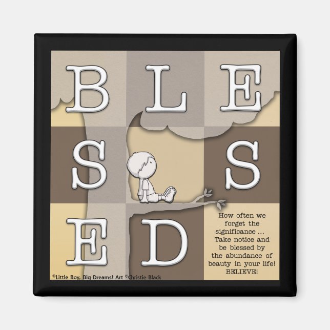 Blessed By  Abundance of Beauty Magnet (Front)