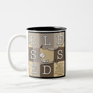 Blessed By Abundance of Beauty Two-Tone Coffee Mug