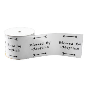 Blessed by Adoption - Foster Care Grosgrain Ribbon