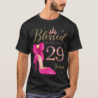 Blessed By God For 29 Years Old 29Th Birthday T-Shirt