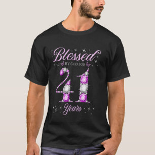 Blessed By God For 41 Years Old 41st Birthday B-Da T-Shirt