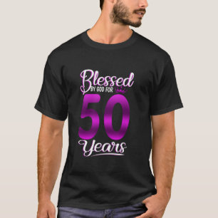 Blessed by God for 50 Years Old 50th Birthday Gift T-Shirt