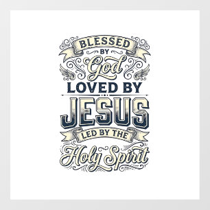 Blessed By God Jesus Holy Spirit Vintage Shirt