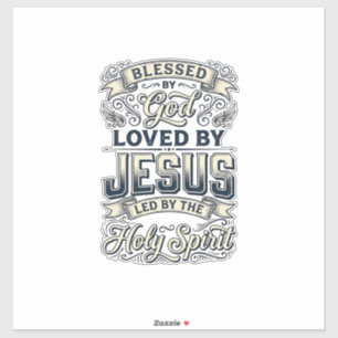 Blessed By God Jesus Holy Spirit Vintage Shirt