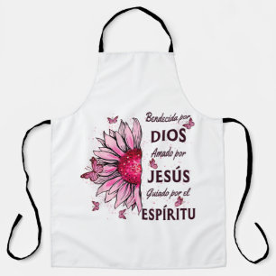 Blessed by God Loved by Jesus Apron
