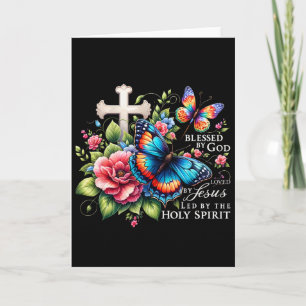 Blessed By God Loved By Jesus Easter Jesus Christi Card