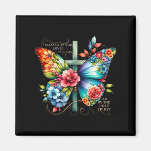 Blessed By God Loves By Jesus Easter Day Magnet