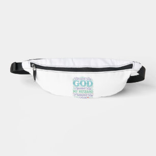 Blessed By God Spoiled By My Husband Shirt Design_ Bum Bags