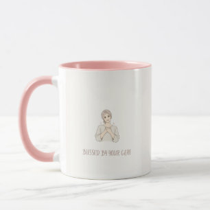 Blessed by you mug