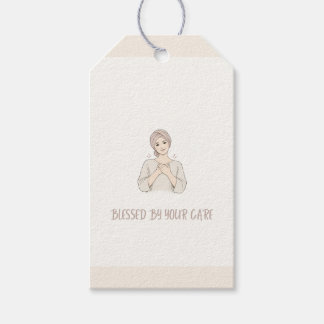 Blessed by your care gift tags