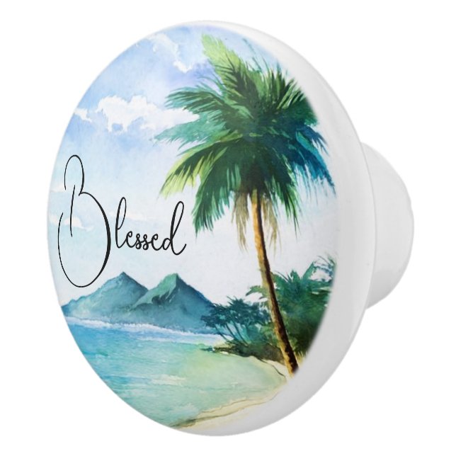 Blessed Ceramic Knob (Right)