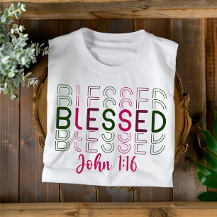 Blessed Christian Christmas Women's T-Shirt