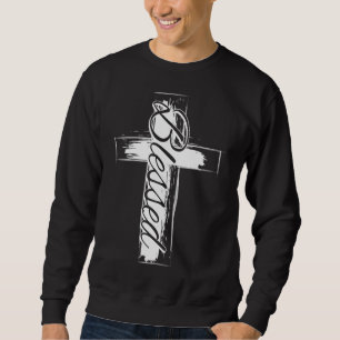 Blessed  Christian Cross Sweatshirt