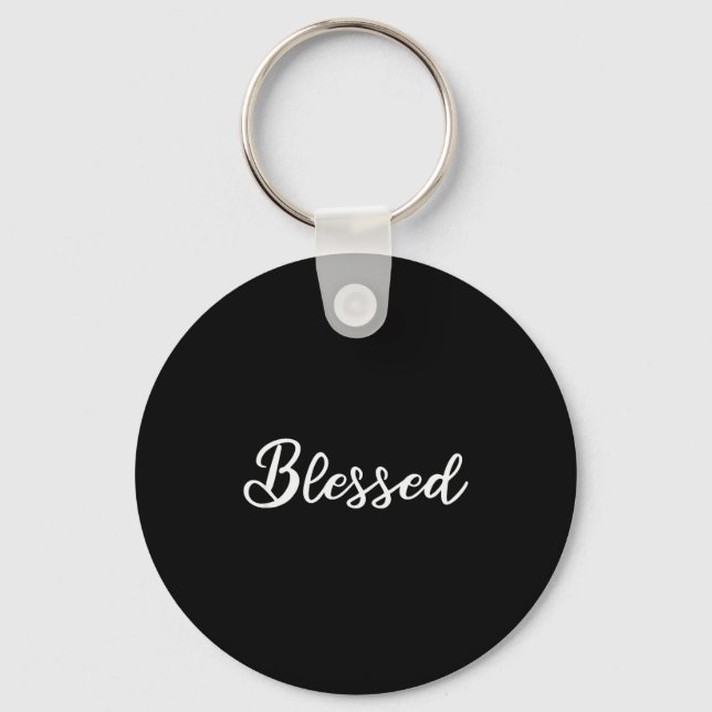 Blessed Christian  Key Ring (Front)