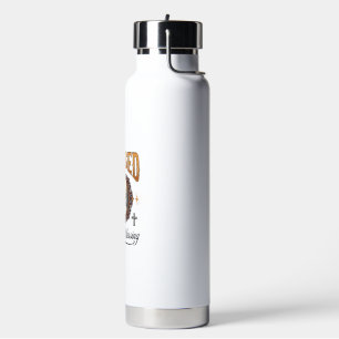 Blessed Christian Vintage Engraving T-Shirt Design Water Bottle