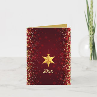 Blessed Christmas Folded Greeting Card