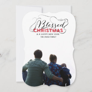 blessed christmas holiday card