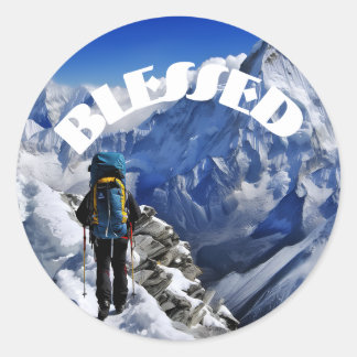 Blessed Classic Round Sticker