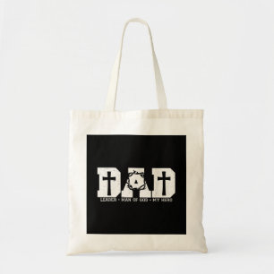 Blessed Dad Daddy Cross Christian Religious Father Tote Bag