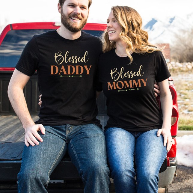 Blessed Daddy | Matching Family Christian Dad Tee (Creator Uploaded)