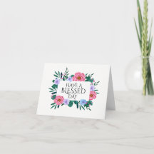 Blessed Day Note Card