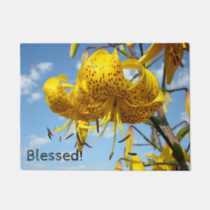 Blessed! doormats gifts Lily Flower Door Mats