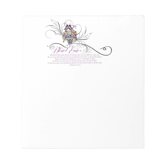 Blessed Easter Notepad (Front)