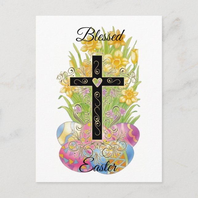 Blessed Easter Postcard (Front)