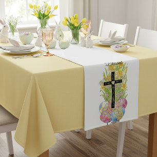 Blessed Easter Short Table Runner