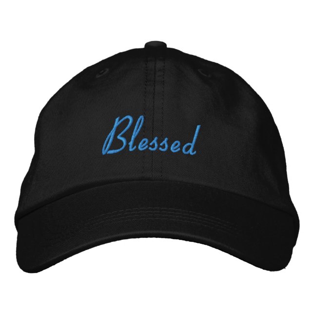 Blessed Embroidered Baseball Cap (Front)