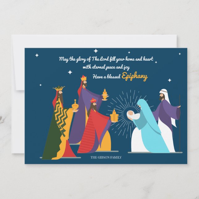 Blessed Epiphany Greeting Card (Front)