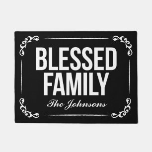 Blessed Family Doormat2 Doormat