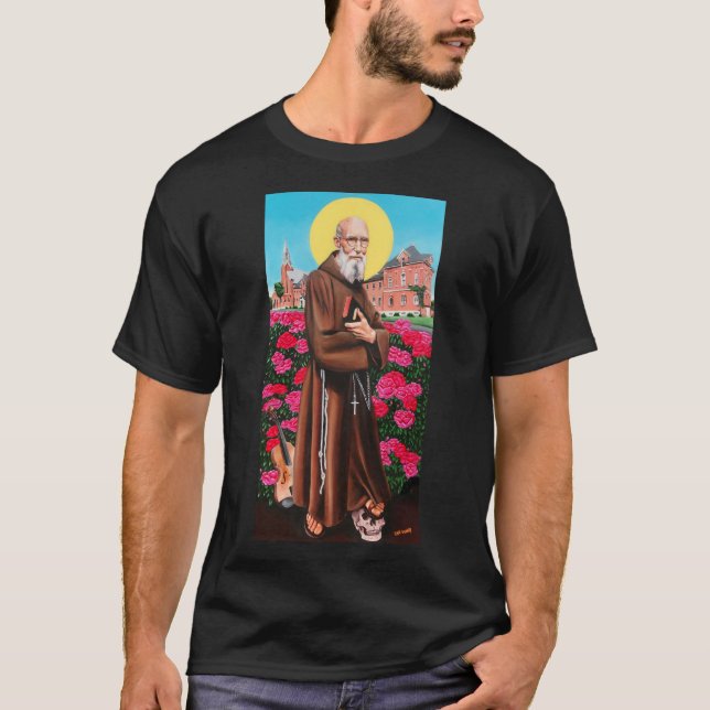 Blessed Father Solanus Casey Jah Sunny Arts Design T-Shirt (Front)
