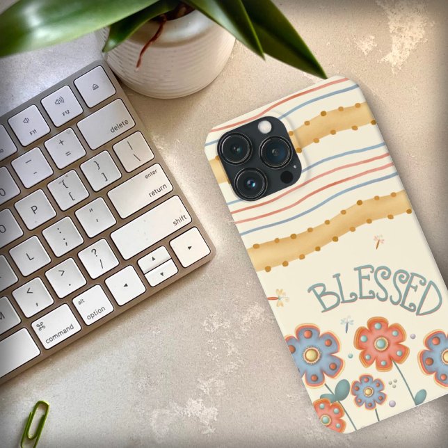 Blessed Flowers Whimsical Cute Inspirivity  Case-Mate iPhone Case (Creator Uploaded)