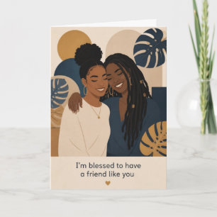 Blessed Friend Greeting Card