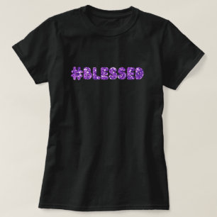 #Blessed Glitter T-Shirt
