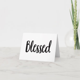 Blessed Gospel Graphics Aesthetic Christian Quotes Card