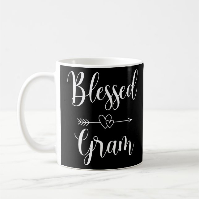 Blessed Gram Grandmother Mother's Day  Coffee Mug (Left)