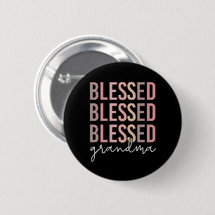 Blessed Grandma   Gifts for Grandma 6 Cm Round Badge