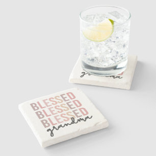 Blessed Grandma Gifts for Grandma Stone Coaster
