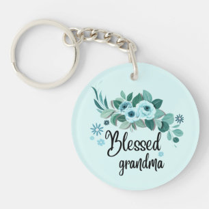 Blessed grandma key ring